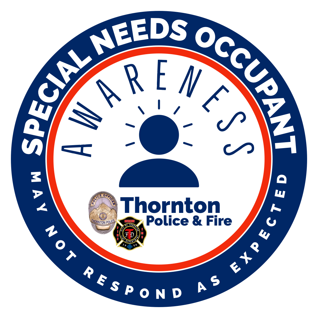 Thornton Police Department Awareness Logo